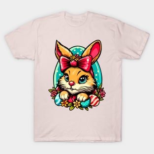 Easter Bunny With a Bow T-Shirt